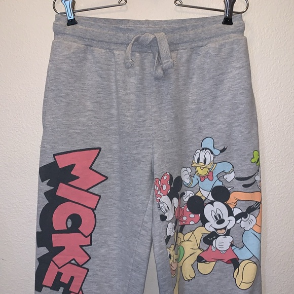 Disney Mickey Mouse Crew Goofy Donald Pluto jogger style sweatpants - Picture 2 of 9